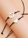 FLASH SALE $9.99 Mother's Day Bracelet set, 2pcs Mommy and Me Heart Bracelets.